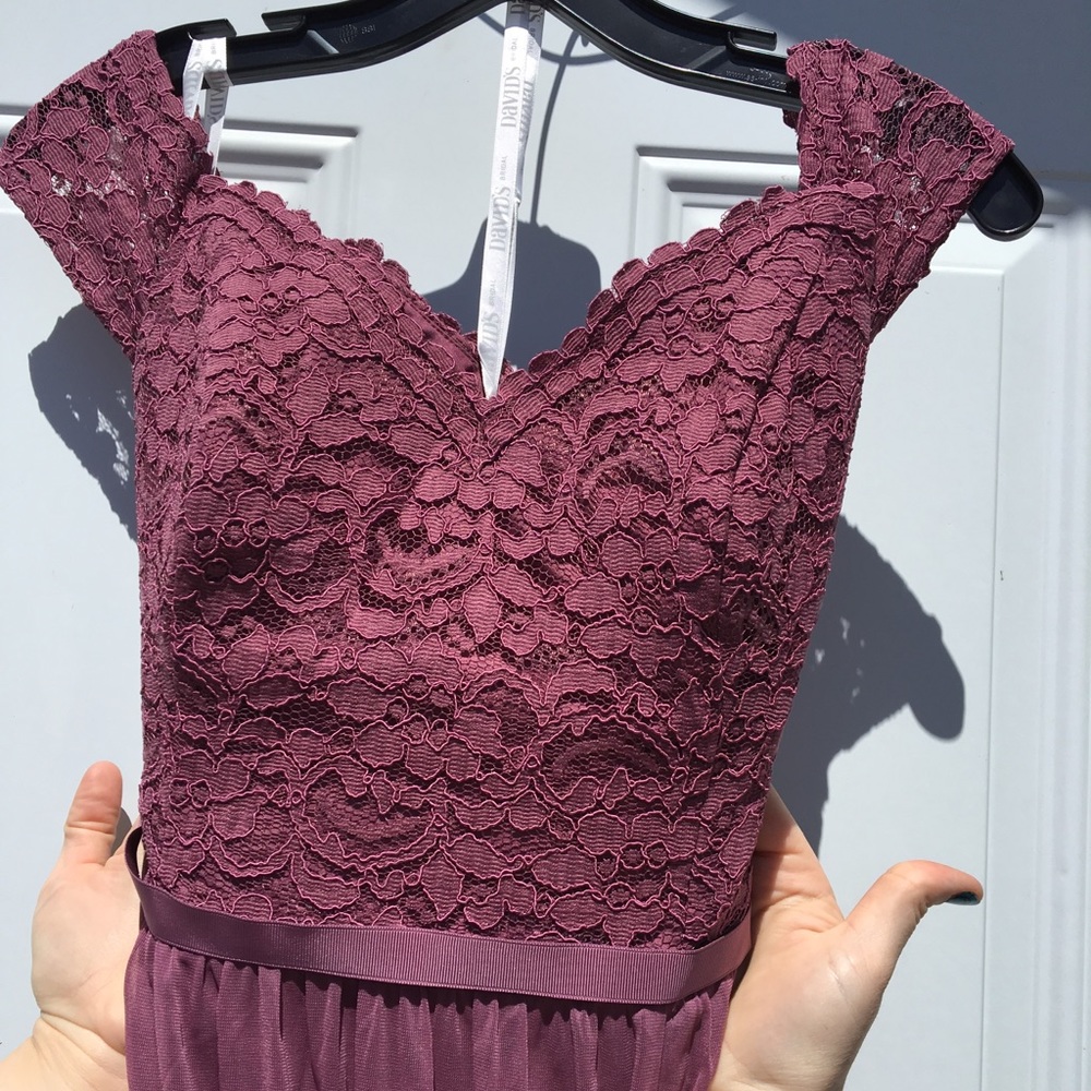 David’s Bridal bridesmaid dress